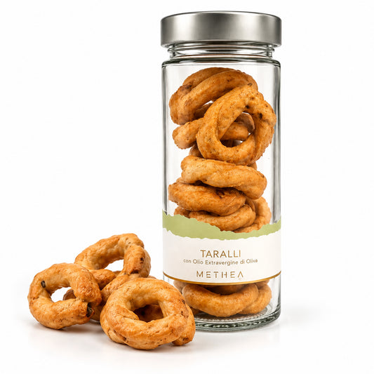 METHEA FOOD: TARALLI CON OLIO EXTRAVERGINE DI OLIVA METHEA